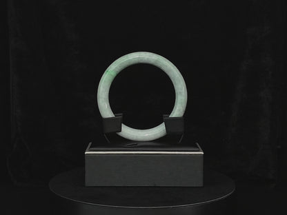Jadeite Jade Bangle 56mm | SC0187
