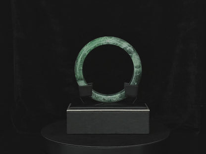 Jadeite Jade Bangle 60mm | SC0078