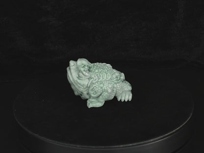 Jadeite Jade Toad Tea Pet 2.1" | SC0127