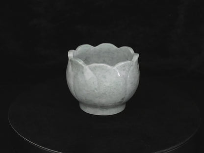 Jadeite Jade Lotus Cup 55mm | SC0117